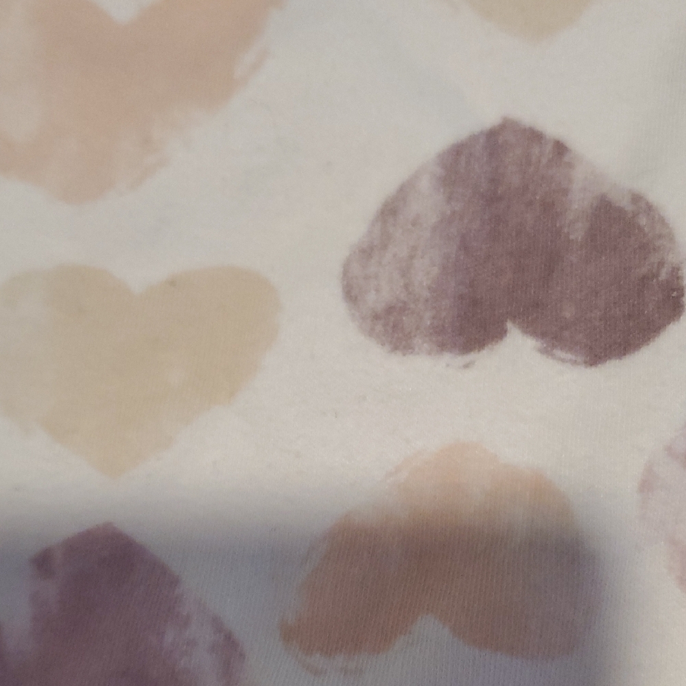 Chick Pea Pastel Heart Bodysuit - Pink and Cream - Picture 4 of 4